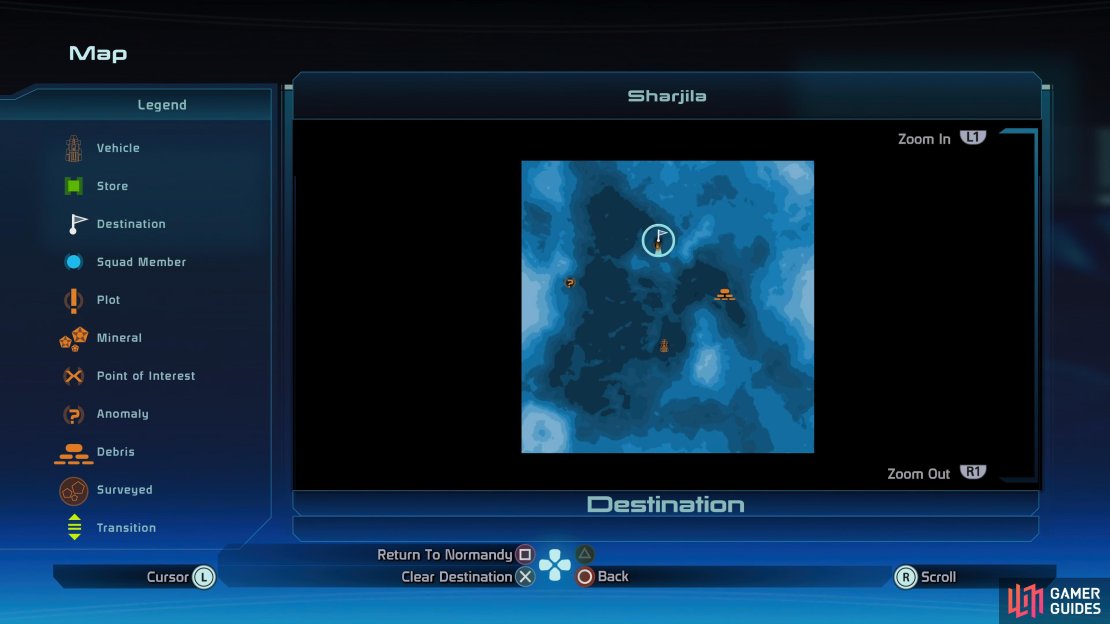 Once on Sharjila, head north for the mercenary base