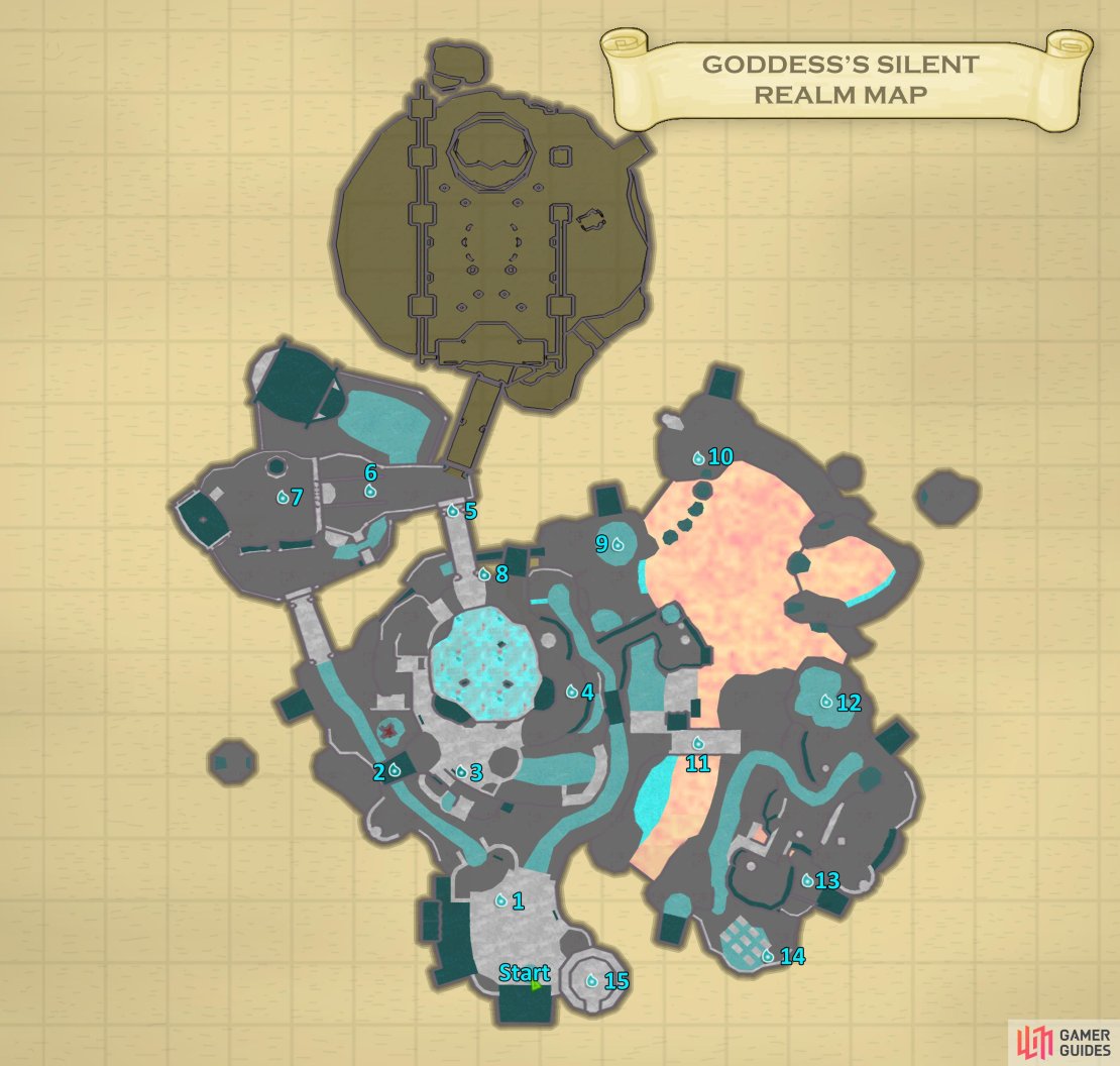 Map of the Goddess&rsquo;s Silent Realm.