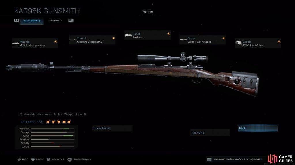 Kar98k w/ Attachments