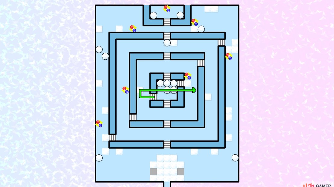 Snowpoint City Gym puzzle: Step 4.