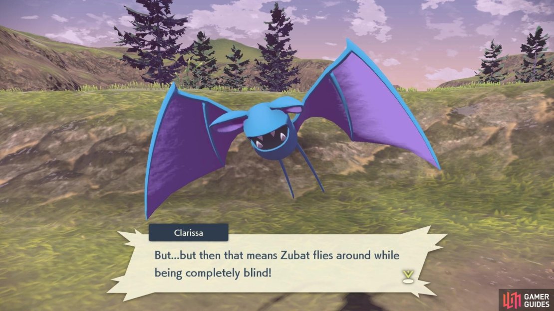 Zubat have no eyes!