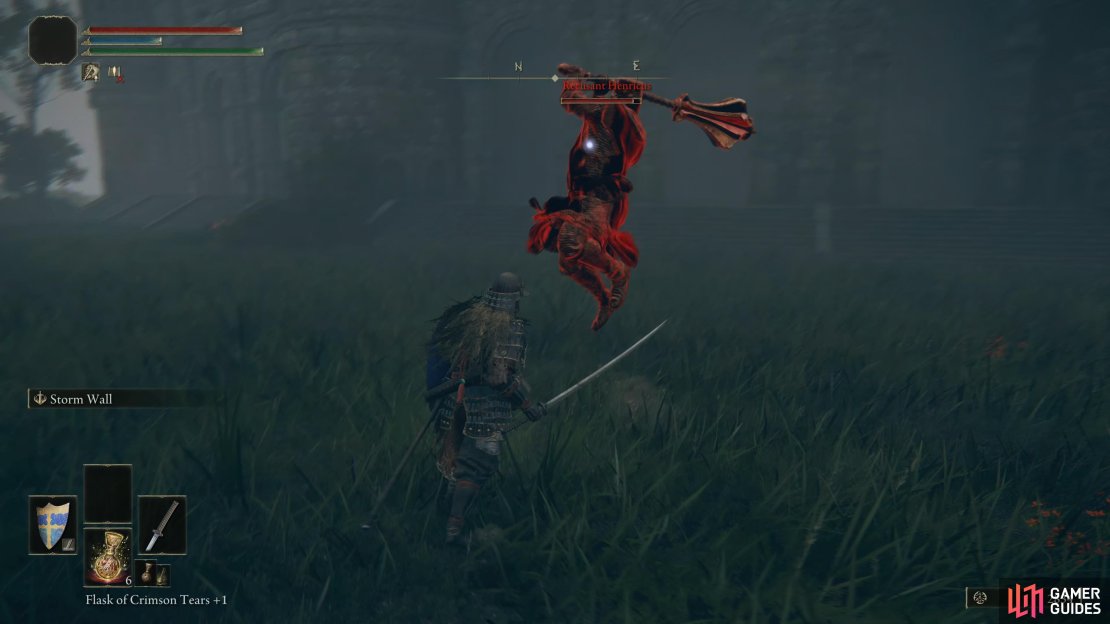 Roll toward Henricus when he uses his Leap Strike.