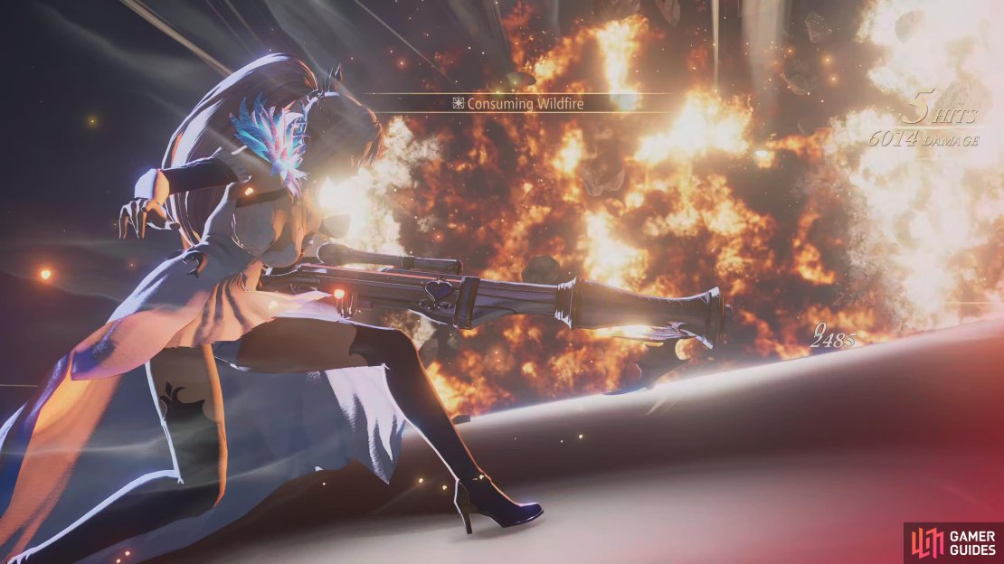 Consuming Wildfire is Shionne&rsquo;s Mystic Arte.