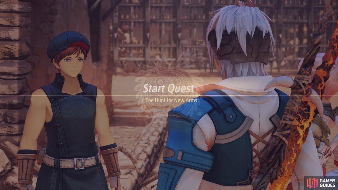The Hunt for New Arms is a Sub-Quest in Ulzebek.