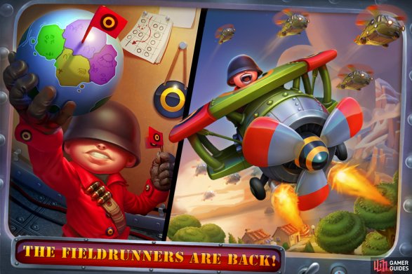 Fieldrunners 2 is a strategy-heavy Tower Defence game, that requires you to prevent those pesky Fieldrunners from reaching the exit(s) on each map using the money you earn to strategically buy and place death-dealing towers - and items - in the most optimal of locations. Every unit you kill means the more money you earn, allowing you to buy and upgrade your existing tower arsenal even further.  Every map you complete on a chosen difficulty level earns you more stars; more stars mean more towers are unlocked for you to take down those Fieldrunners with. The ultimate goal is to not only reach the final level and save the day, but do it with style and earn the coveted 3-stars on every level. Which is where this official strategy guide comes in&hellip;