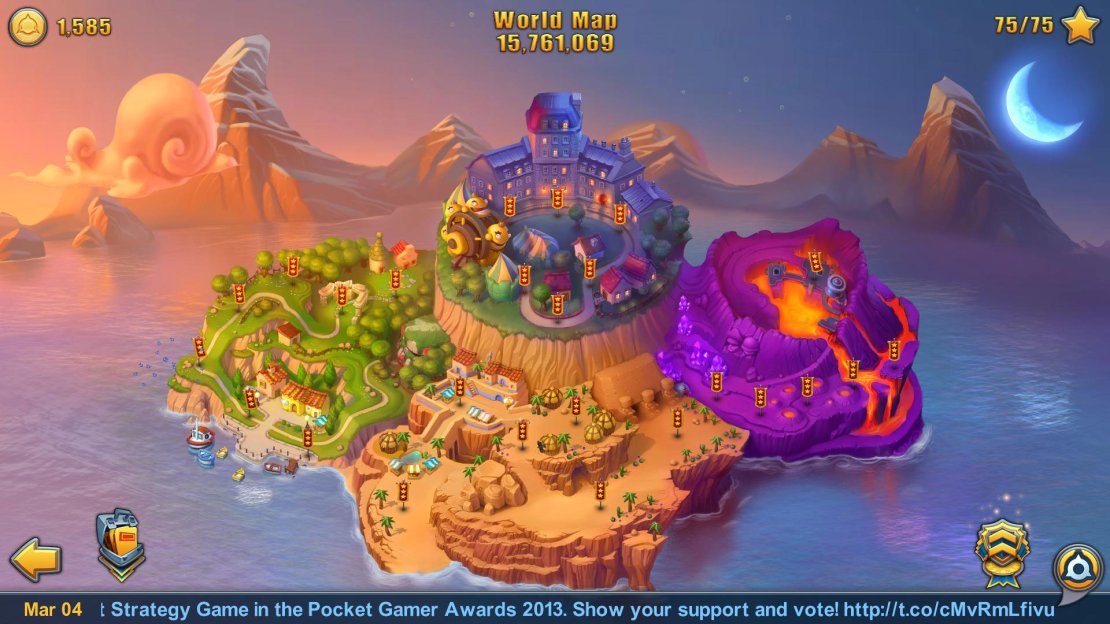 There&rsquo;s an awful lot of little details packed into the world map (including a nice visual Easter Egg by the Lavaflow cliffs&hellip;) Be sure to take your time and soak up all that colour.