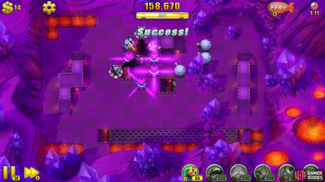 Once you&rsquo;ve succeeded, how you place any additional towers is up to you. Go nuts!