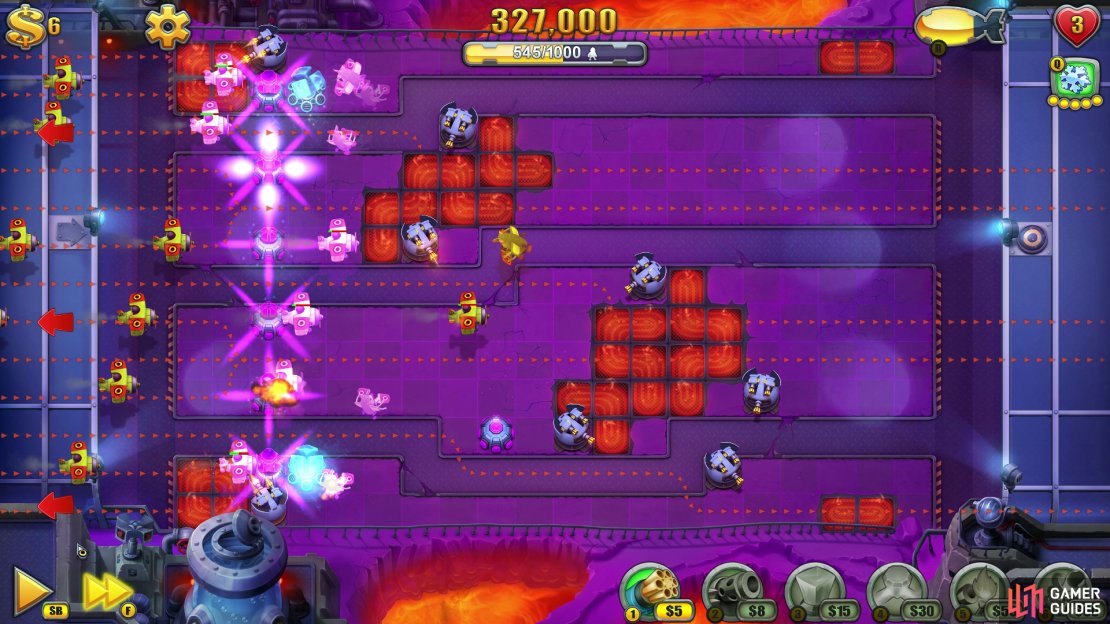 Spark Towers are one of the most useful towers in the game. Teamed up with a Slow Tower and they&rsquo;re one of the best &lsquo;bang-for-your-buck&rsquo; towers in the game.
