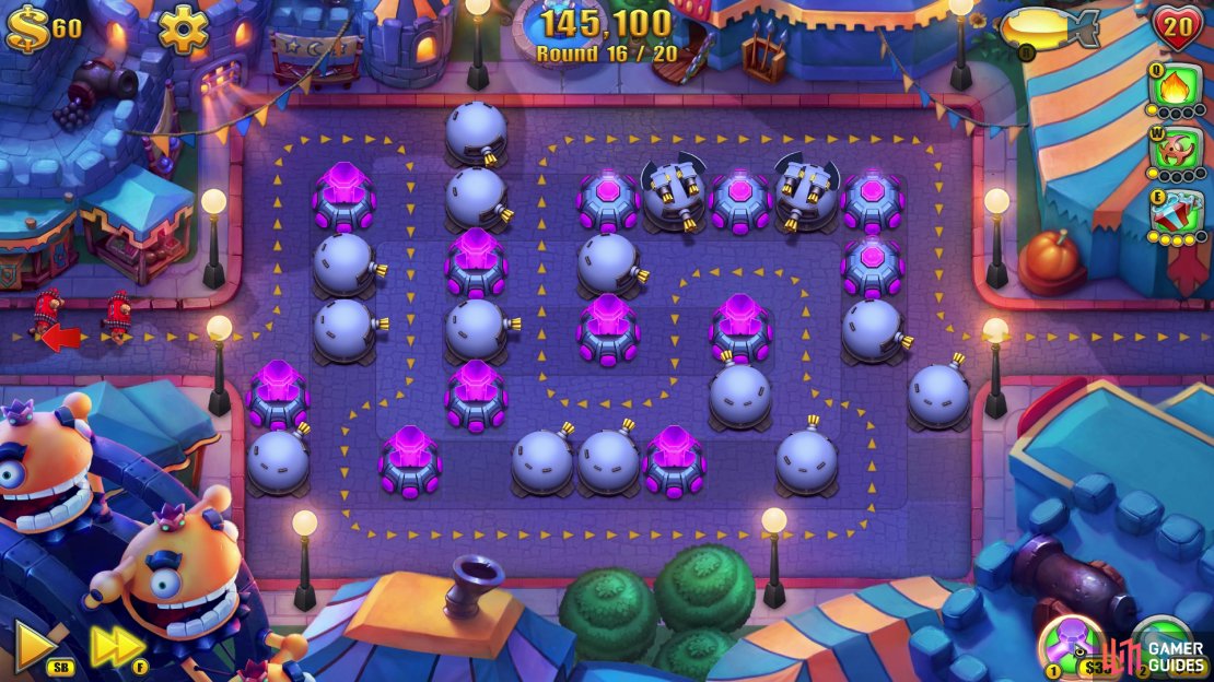 The maze should now almost be completed, so it&rsquo;ll soon be a case of ensuring all Spark Towers are at level three.