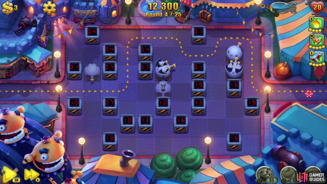 You&rsquo;ll be sticking to the right-hand side of the map for the first few rounds as this has the most space available.