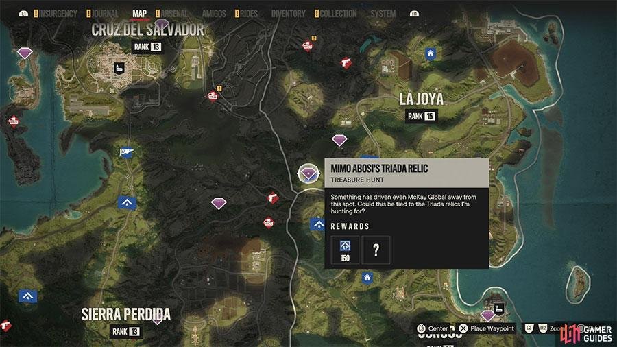 Head to this location on the map to begin this quest.