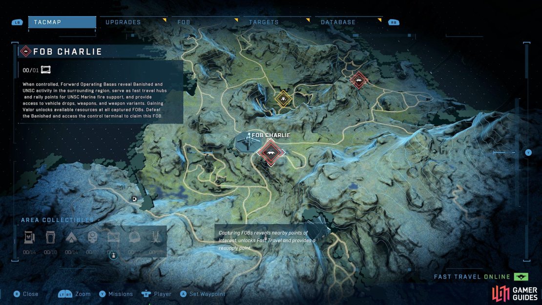 Head to this location on the map to find FOB Charlie.
