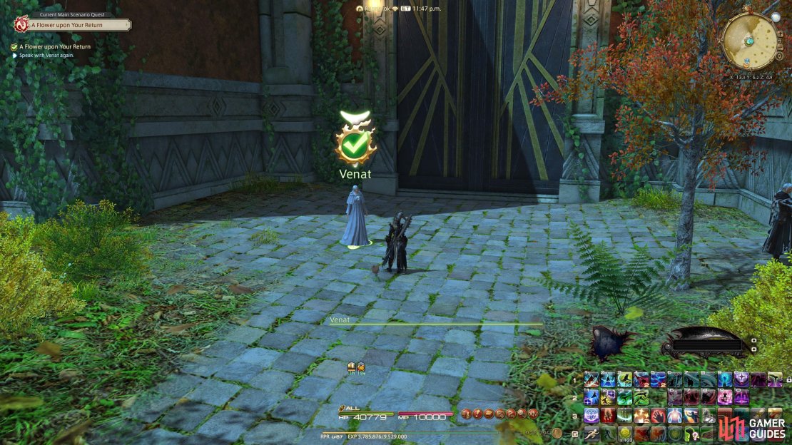 Speak with Venat again.