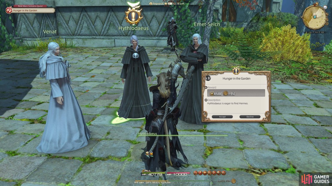 Starting NPC