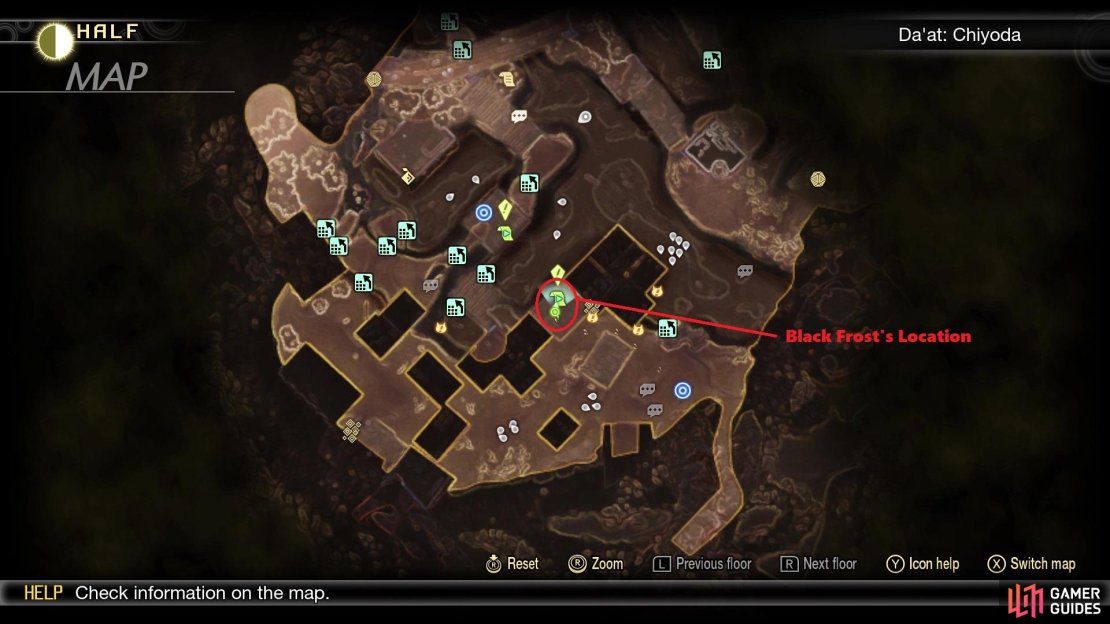 Black Frost&rsquo;s location for A Sobering Standoff