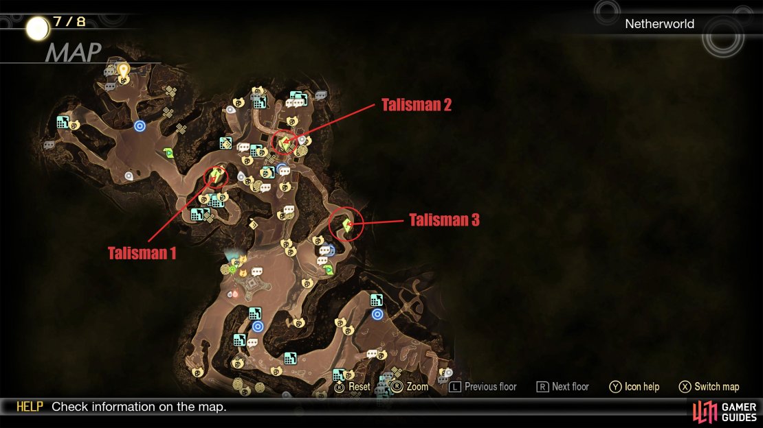 All the Talismans are near the Kamiyacho Leyline.