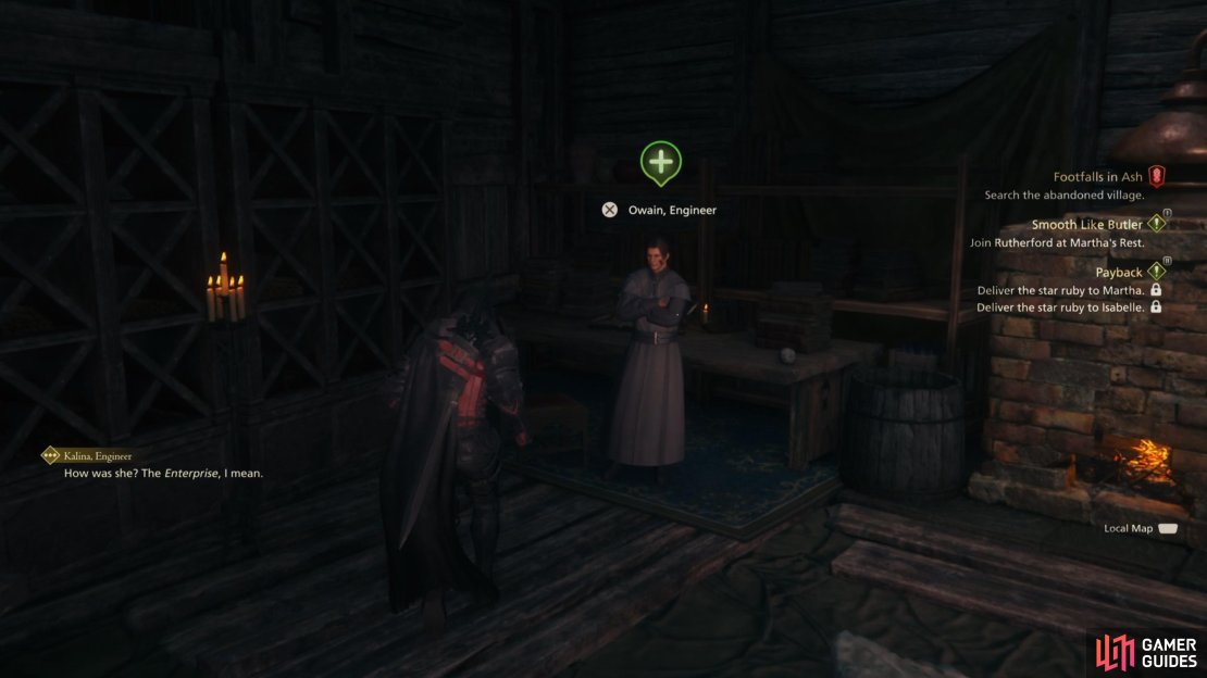 Speak with Owain in Mid&rsquo;s Dungeon to begin this quest.
