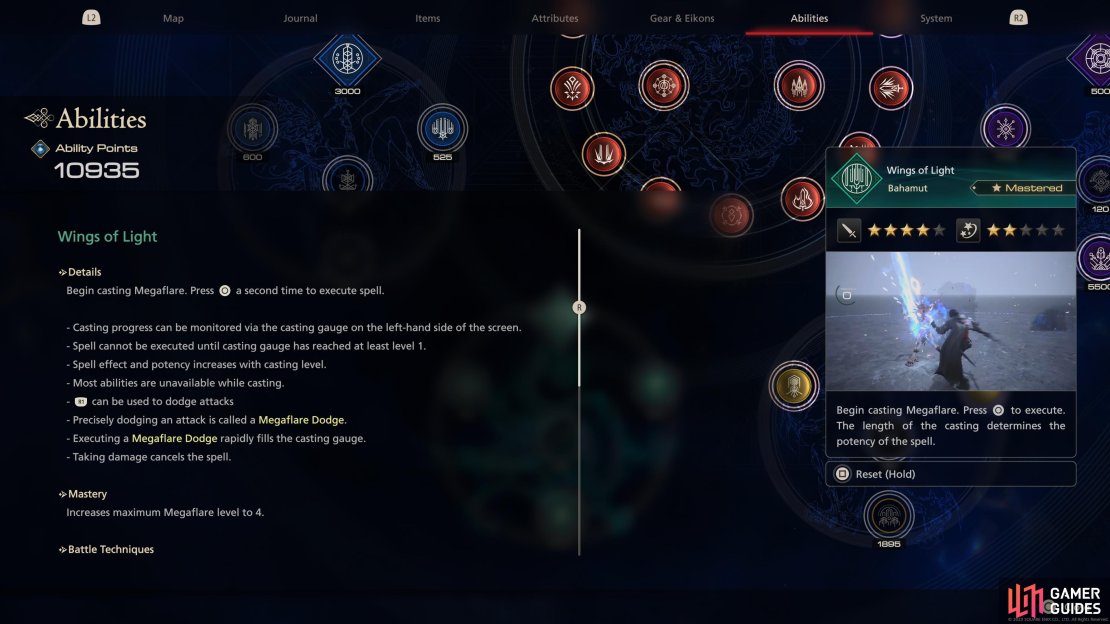 You&rsquo;ll acquire the Megaflare ability as the default one that comes with the !Bahamut !Eikon tree.