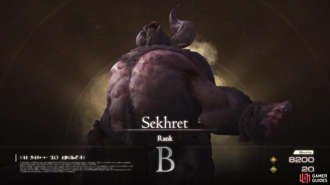 !Sekhret is a B Rank Mark in Final Fantasy 16.