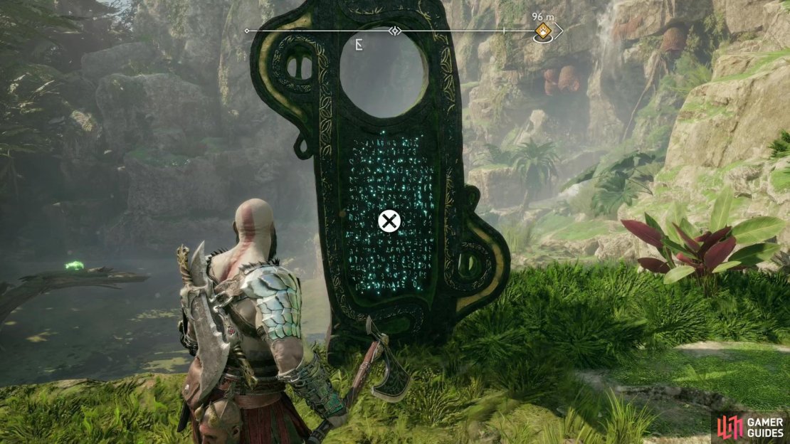 Travel through The Veiled Passage to reach the Lore Marker - Call to Arms.