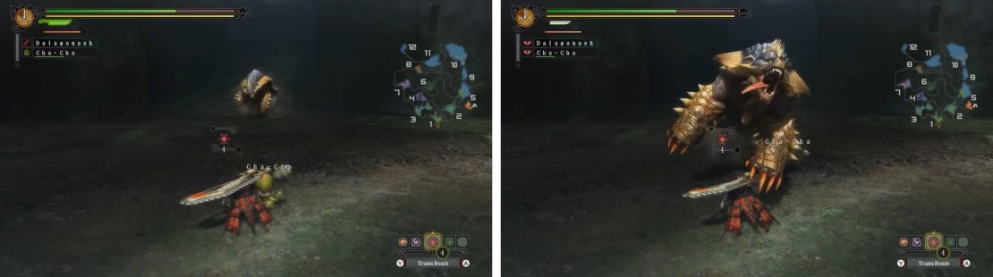 Place a trap too early and a monster’s charge might catch you.