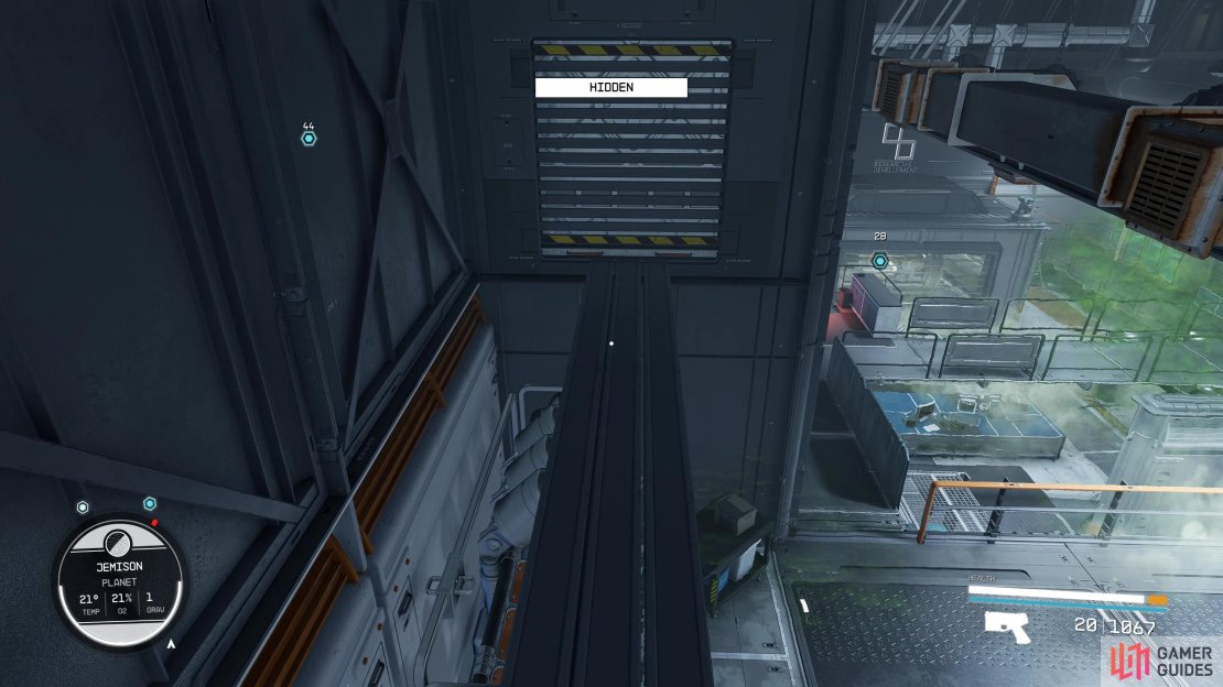 Follow the pipes and go through the vent, and you&rsquo;ll end up in the shower room.