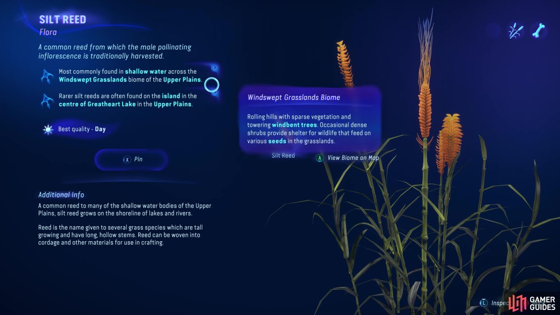 The Hunter&rsquo;s Guide is an invaluable tool when looking to craft gear or search for resources.