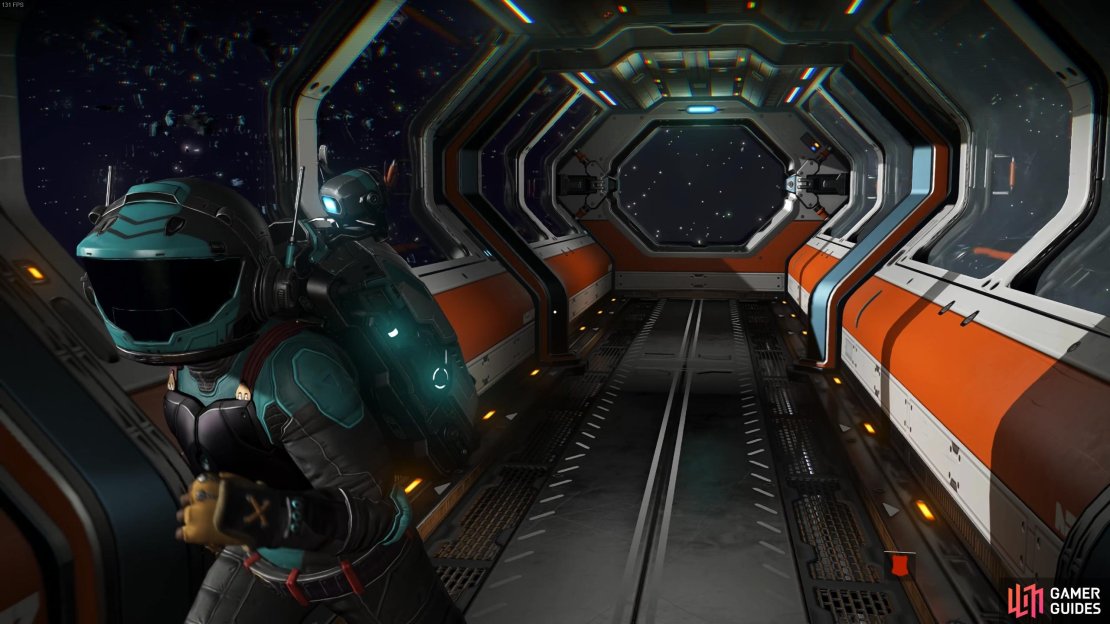 Freighter Corridors in No Man&rsquo;s Sky.