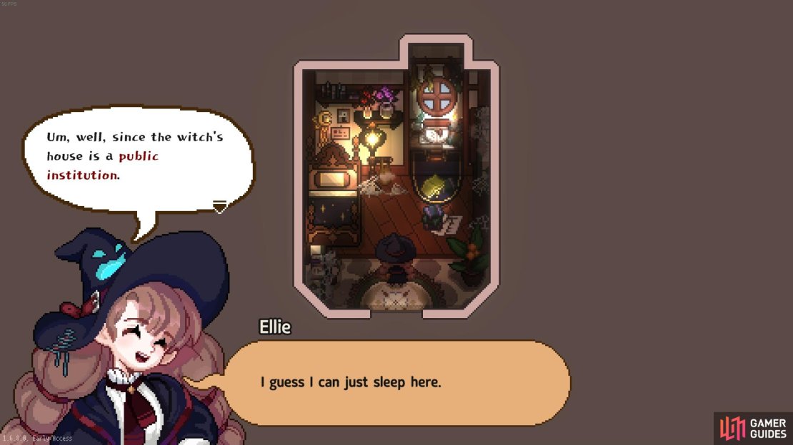 The Witch’s House is a good a place as any to sleep!