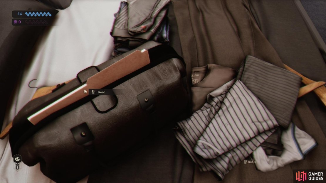 Berel&rsquo;s report is waiting in Jason&rsquo;s bag on his bed in the bedroom.