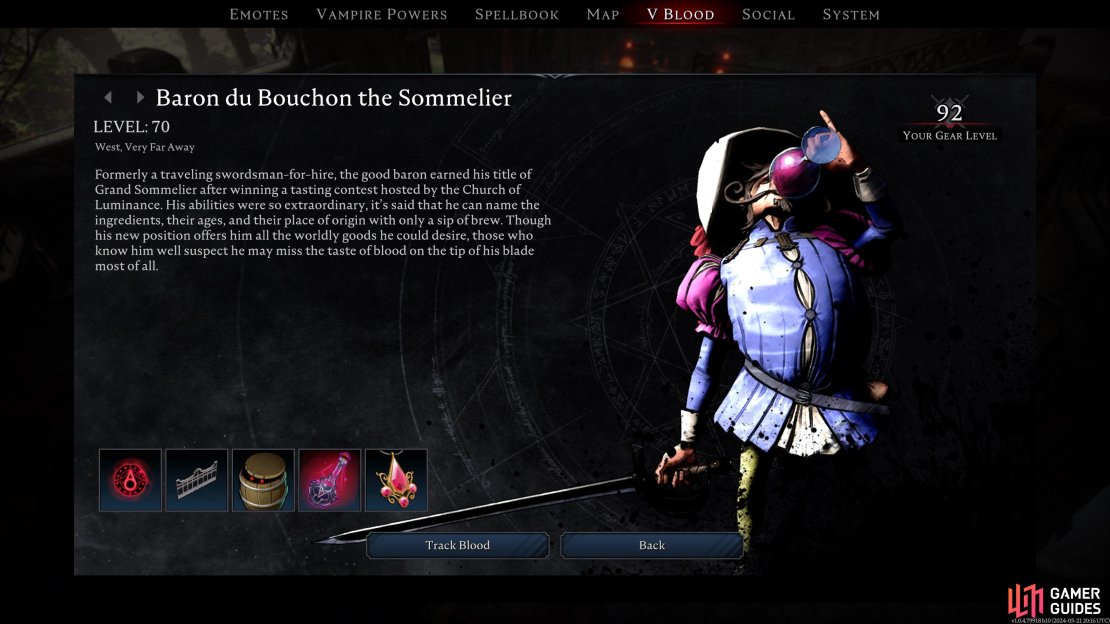 The Baron du Bouchon is a boss in V Rising&rsquo;s Gloomrot Expansion.