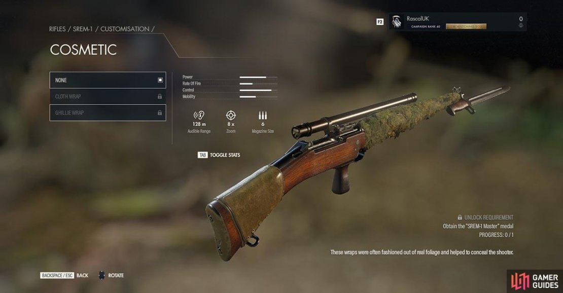 The Ghillie cosmetic mod in all it&rsquo;s glory.