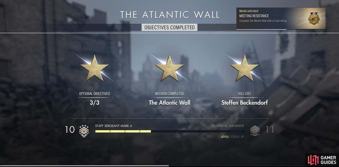 A three star Mission Complete screen will greet you when you have done your job correctly.
