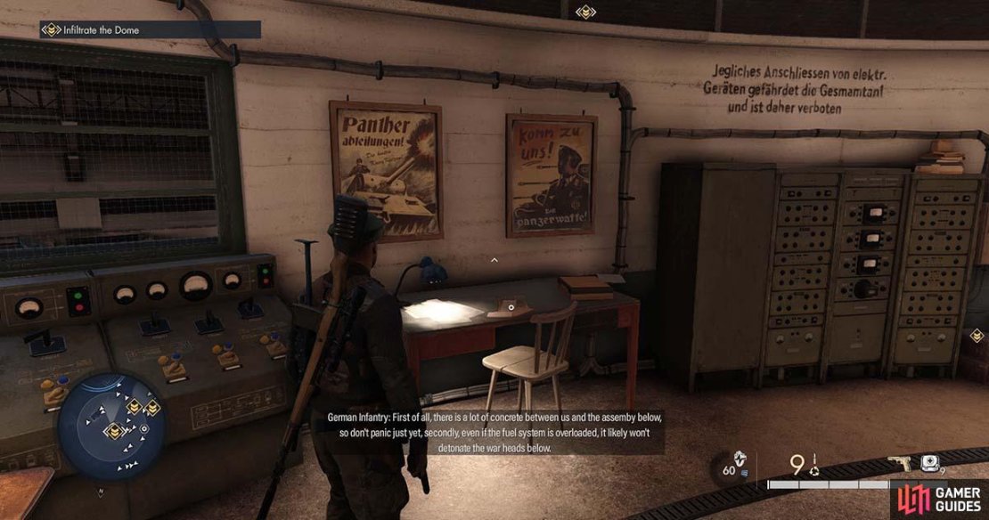 You&rsquo;ll find this letter on a table in the control room.