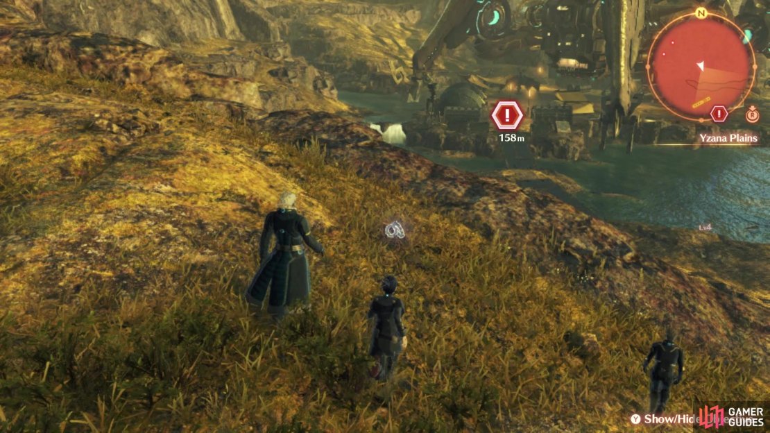 Look for the gear-like items around Colony 9 for the Blue Chain