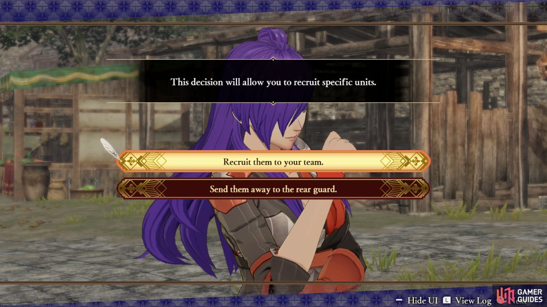 Accept the Golden Deer reinforcements at the start of Chapter 10 to recruit Lorenz.