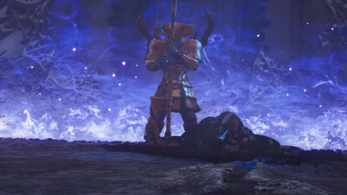 The Arbiter of the Worthy is the first main boss in the Trial of Traya Gratar.