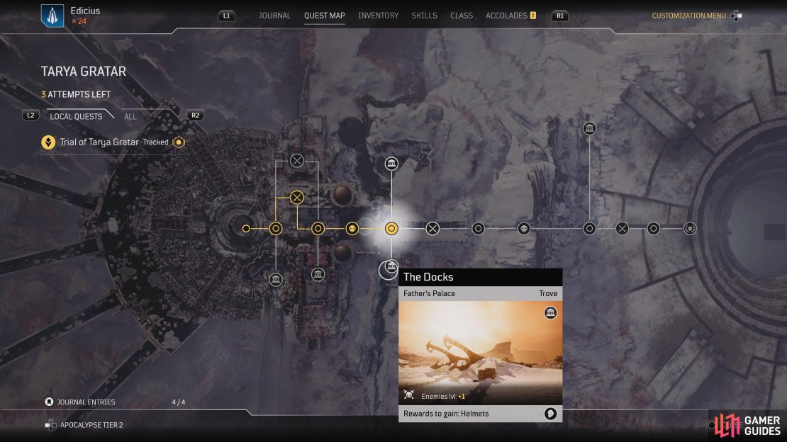 The Docks is one of the optional rooms in the Trial of Tarya Gratar.
