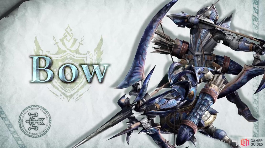The Bow is an agile-ranged weapon capable of dealing high damage per second, targeting the monster&rsquo;s elemental weaknesses, apply status ailments, and buff the entire group. 