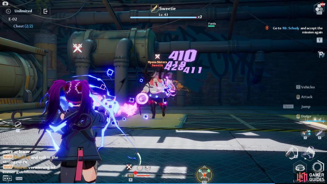 Sweetie is the final boss of the Ruin E-02 scenario.
