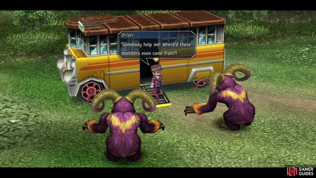 Rush through the second screen of Ursula Road until you find the cause of the bus&rsquo;s delay.