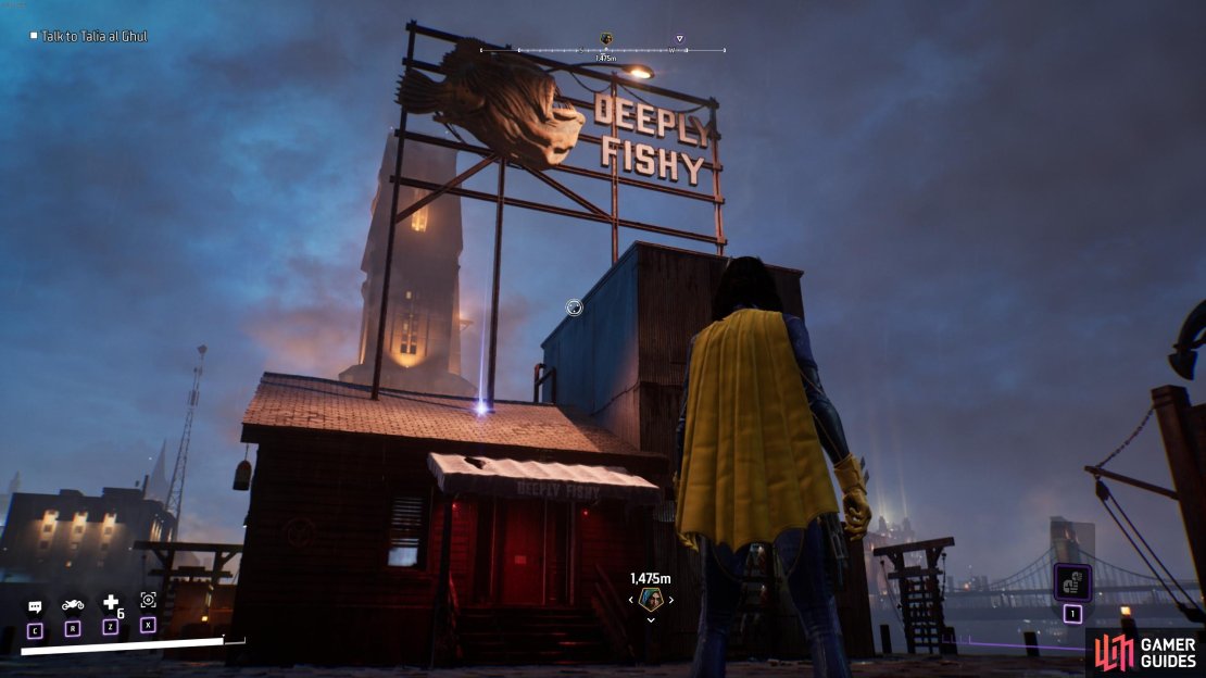 You&rsquo;ll find this one just beneath the Deeply Fishy sign.