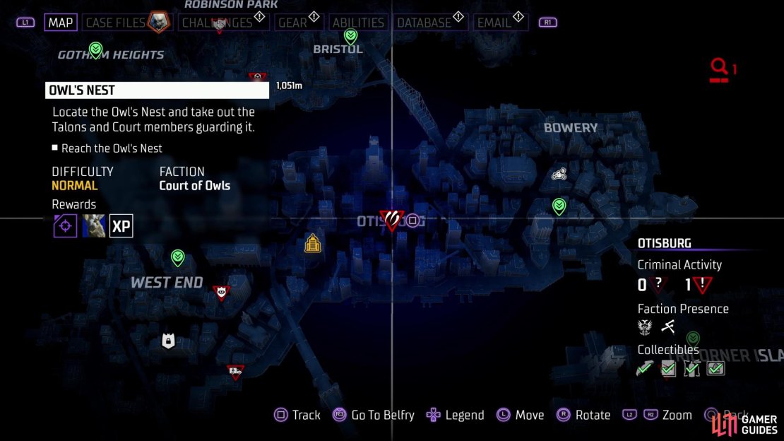 After encountering them in the main questline you&rsquo;ll be able to find Talon enemies at Court of Owls crimes throughout Gotham City.