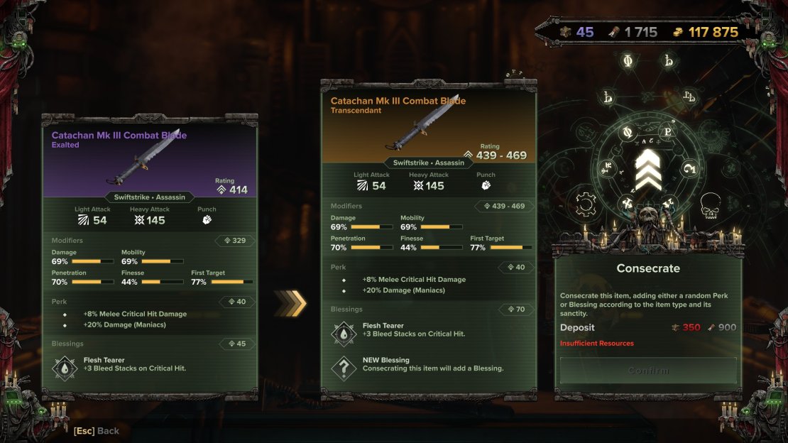 Here is an example of how crafting items can improve the weapon&rsquo;s rating in various ways..