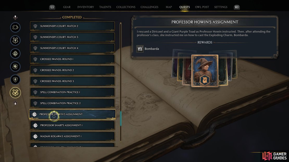 Professor Howin&rsquo;s is one of the 12 Assignments you&rsquo;ll need to complete for 100% completion.
