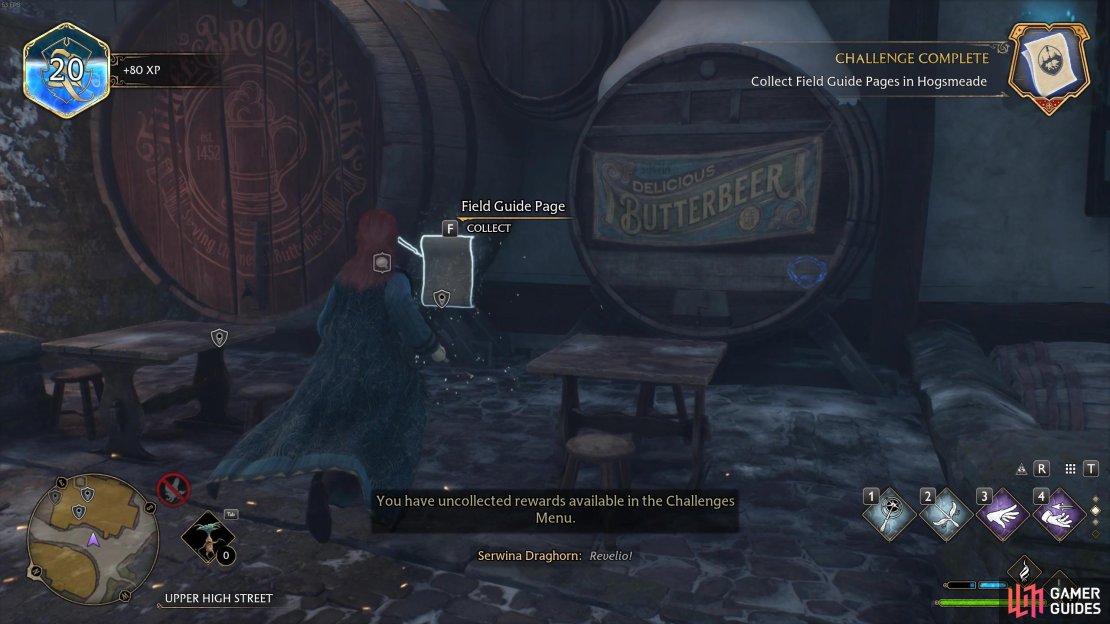 These Butterbeer Barrels can be found outside The Three Broomsticks.