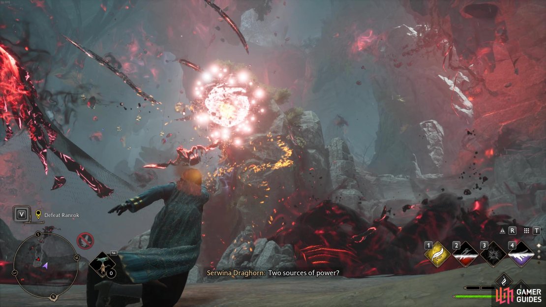 As with the first phase, you’ll need to dispel the orbs to attack Ranrok.