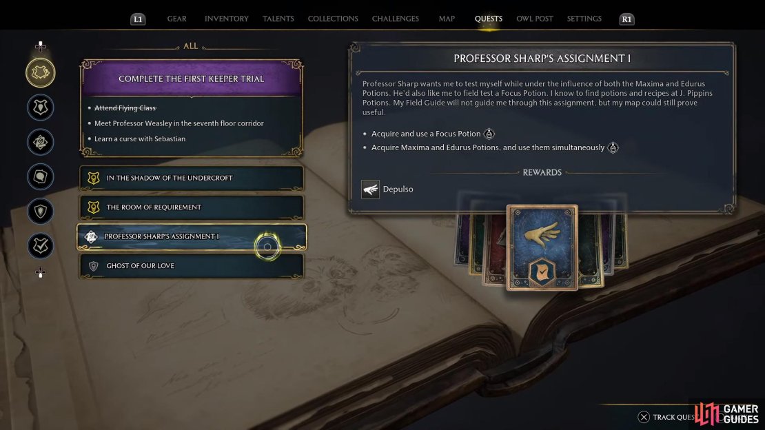 Professor Sharp&rsquo;s Assignment 1 Quest description