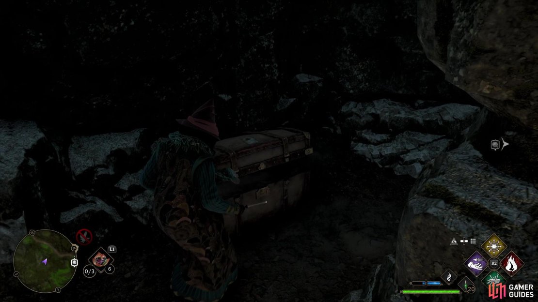 Find the chest in a dark corner at the back of the final room. Don&rsquo;t forget about using Revelio!