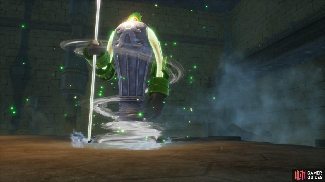 You&rsquo;ll be fighting the !Wind Colossus at the end of the Dust Ruins